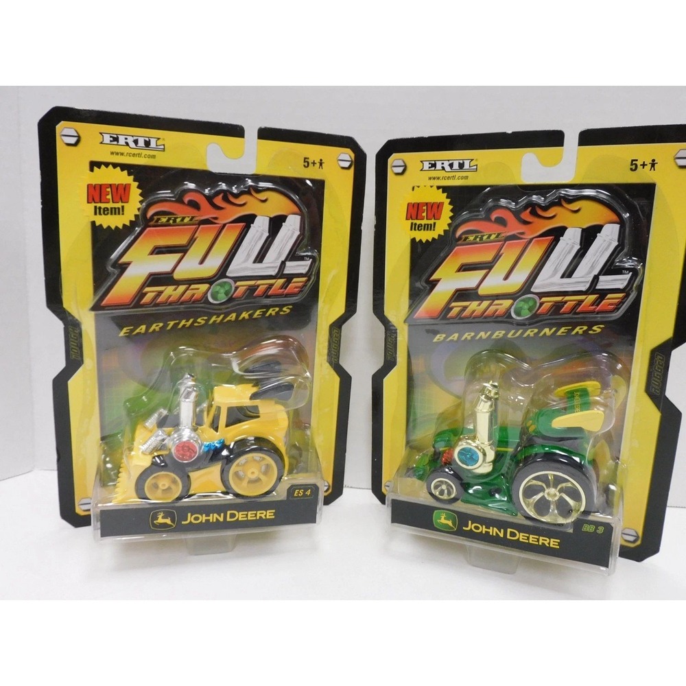 ERTL Full Throttle Earthshaker & Barnburners John Deere NEW*** DH21